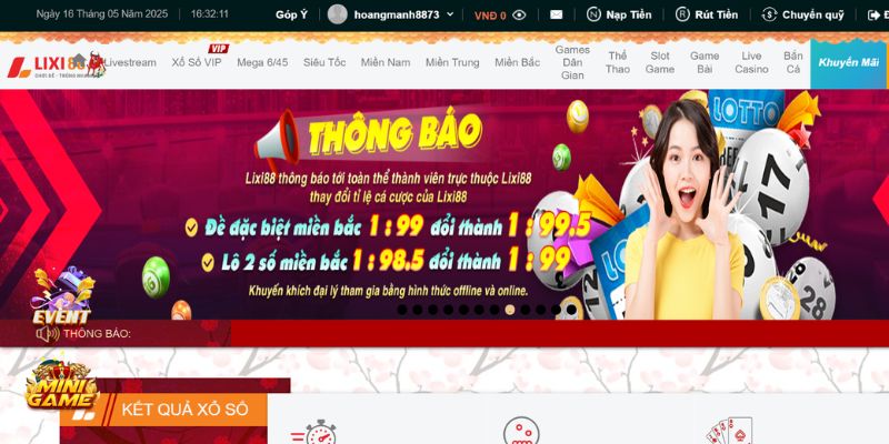 Lixi88 hỗ trợ phương thức thanh toán và hoàn trả nhanh chóng
