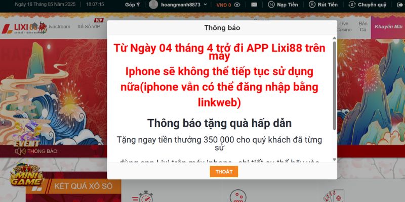Hướng dẫn tải app lixi88 mới nhất năm 2025